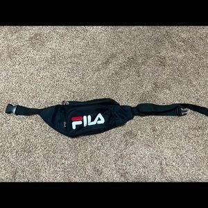 Black Fila Beltbag